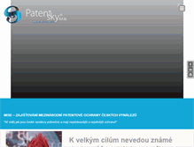 Tablet Screenshot of patent-sky.com